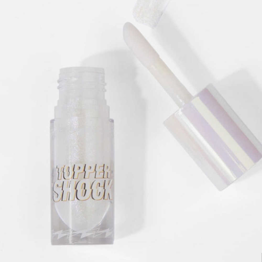 💎 BH Cosmetics Poison Shock Topper Shock - Holographic Lip Gloss Full-Size New